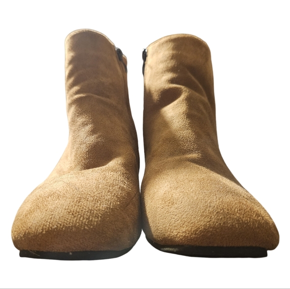 Women's Ankle Boots Size 41 Euro Brown - Picture 6 of 8